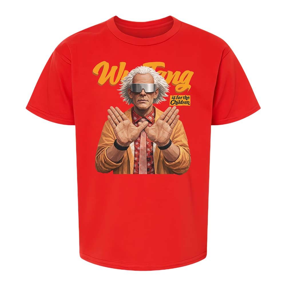 Kids T-Shirt - Black - Red - 8