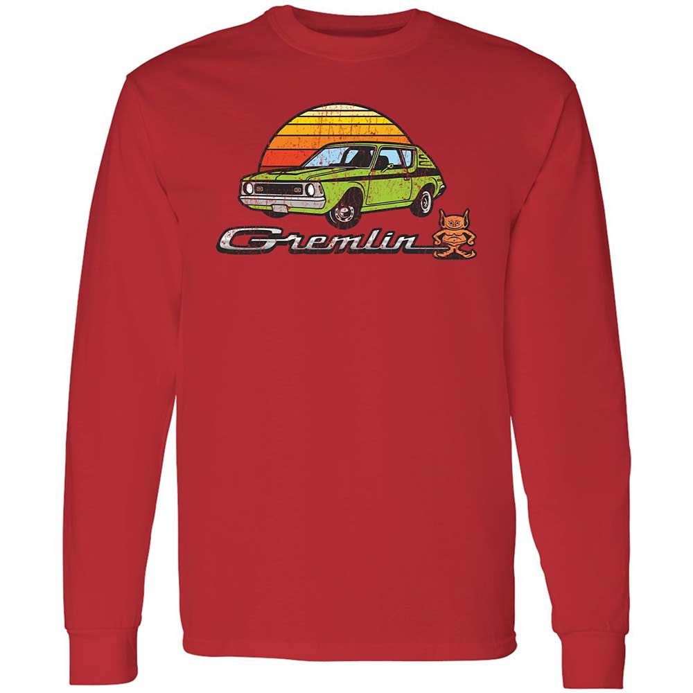 Long Sleeve T-Shirt - Q1XDH74G - Red - 8