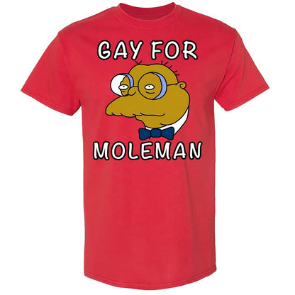 Gay for Moleman - Red - 8
