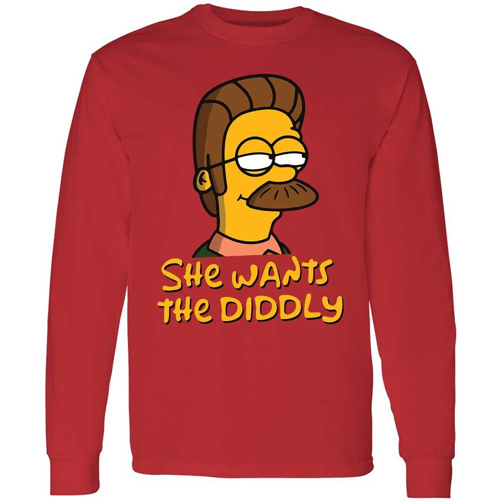 She Wants The Diddly - Red - 8