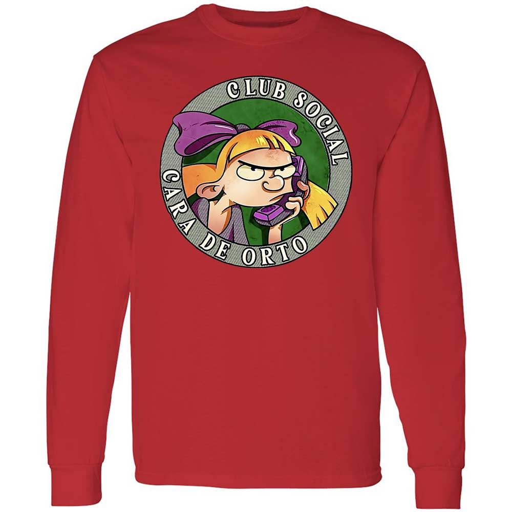 Long Sleeve T-Shirt - F1PJQCW7 - Red - 8