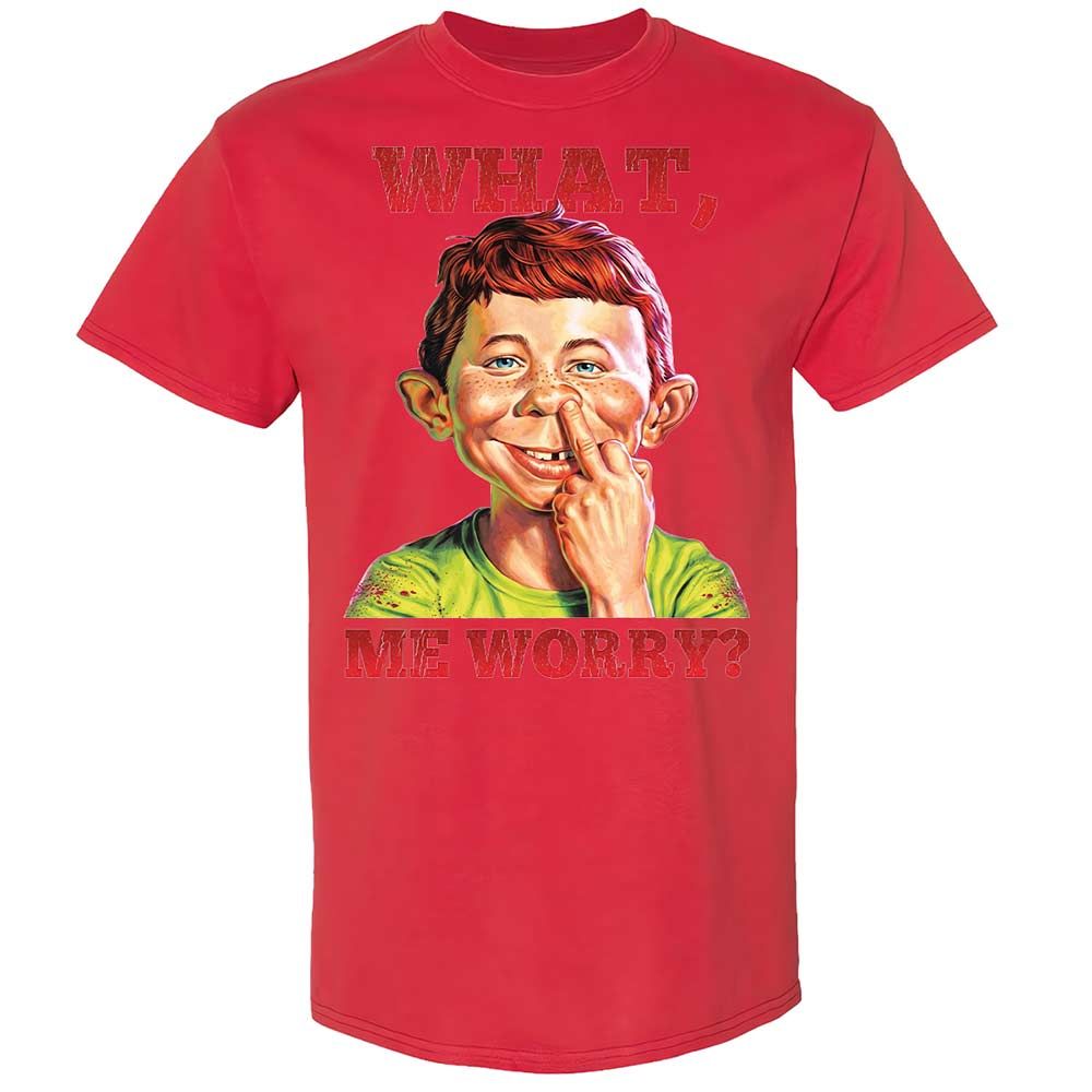 What, me worry - Red - 8