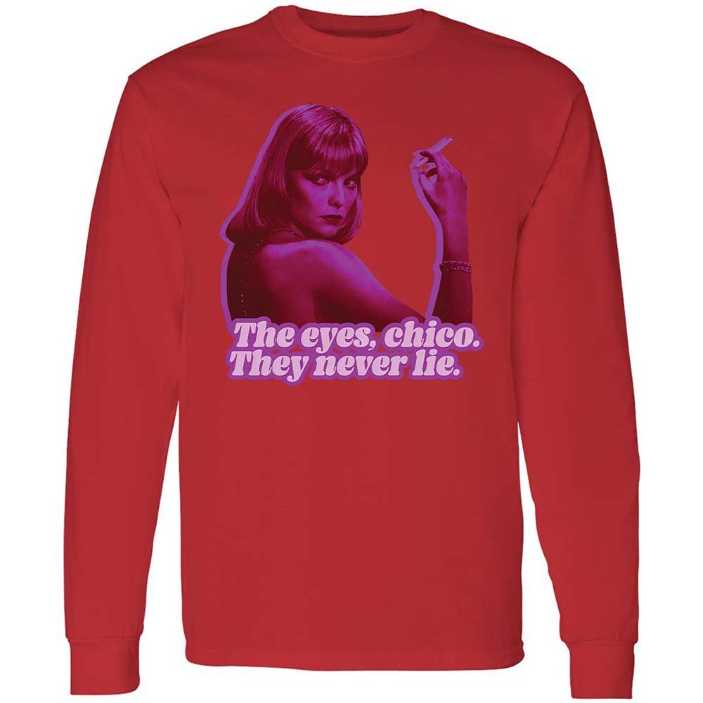 Long Sleeve T-Shirt - KZ3UFQFC - Red - 8