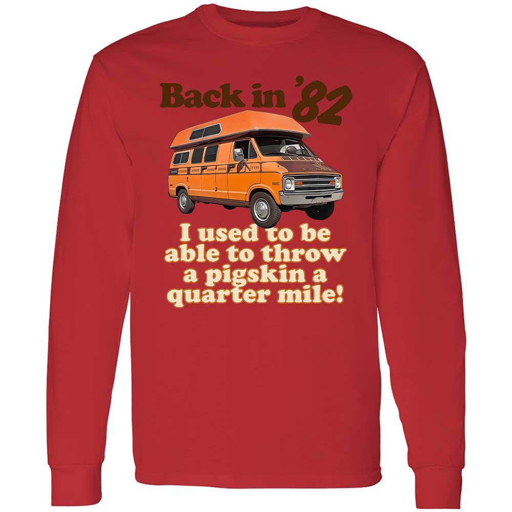 Long Sleeve T-Shirt - HDJG35UD - Red - 8