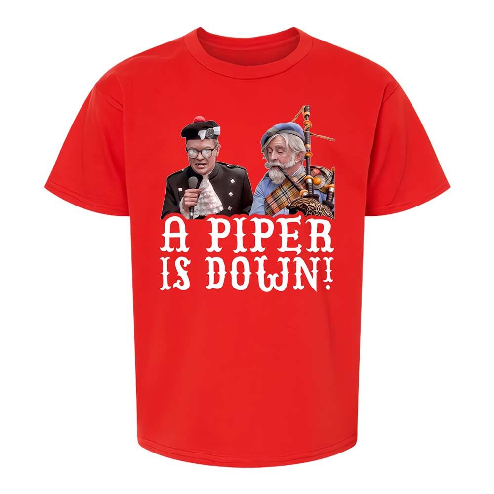 Kids T-Shirt - DTR45B8G - Red - 8