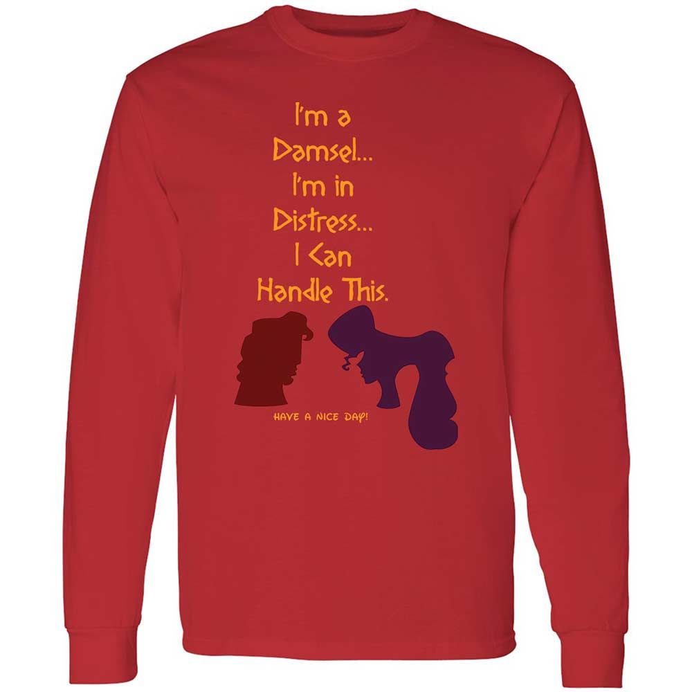 Long Sleeve T-Shirt - WVT8KECV - Red - 8