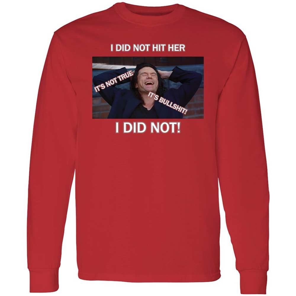 Long Sleeve T-Shirt - DNW2NE3R - Red - 8
