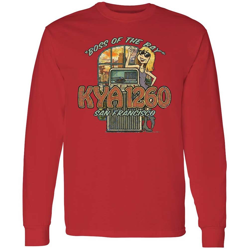 Long Sleeve T-Shirt - RY8JDMW7 - Red - 8