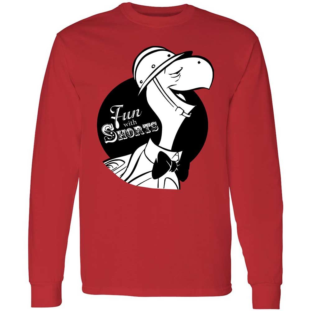 Long Sleeve T-Shirt - VDRB5KY8 - Red - 8