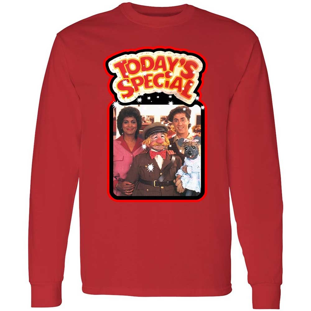 Long Sleeve T-Shirt - LQUBSRRQ - Red - 8