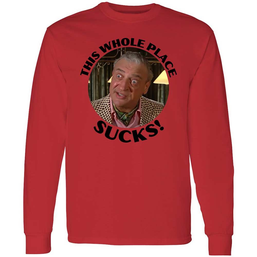Long Sleeve T-Shirt - BL1XKS9F - Red - 8