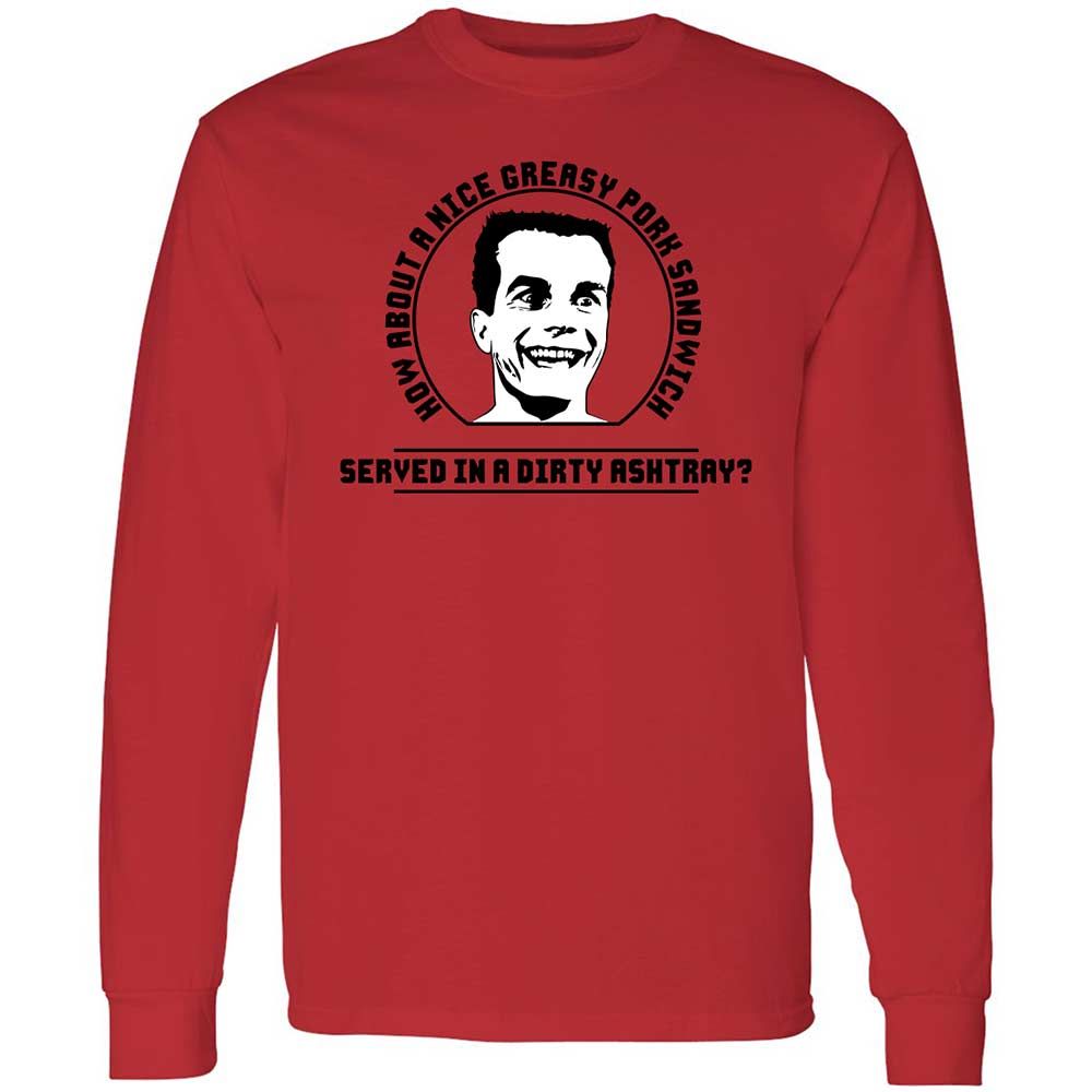 Long Sleeve T-Shirt - MZQAFLLB - Red - 8