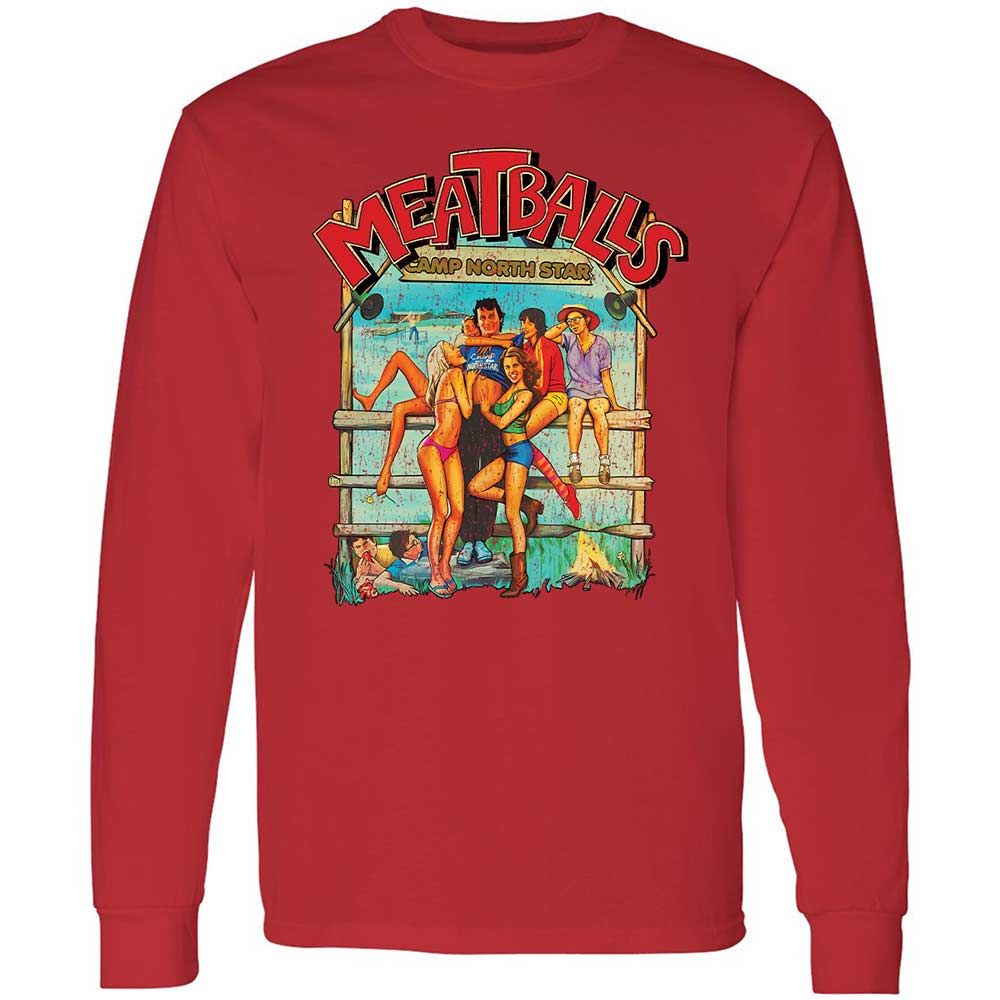 Long Sleeve T-Shirt - GDPZBPXD - Red - 8