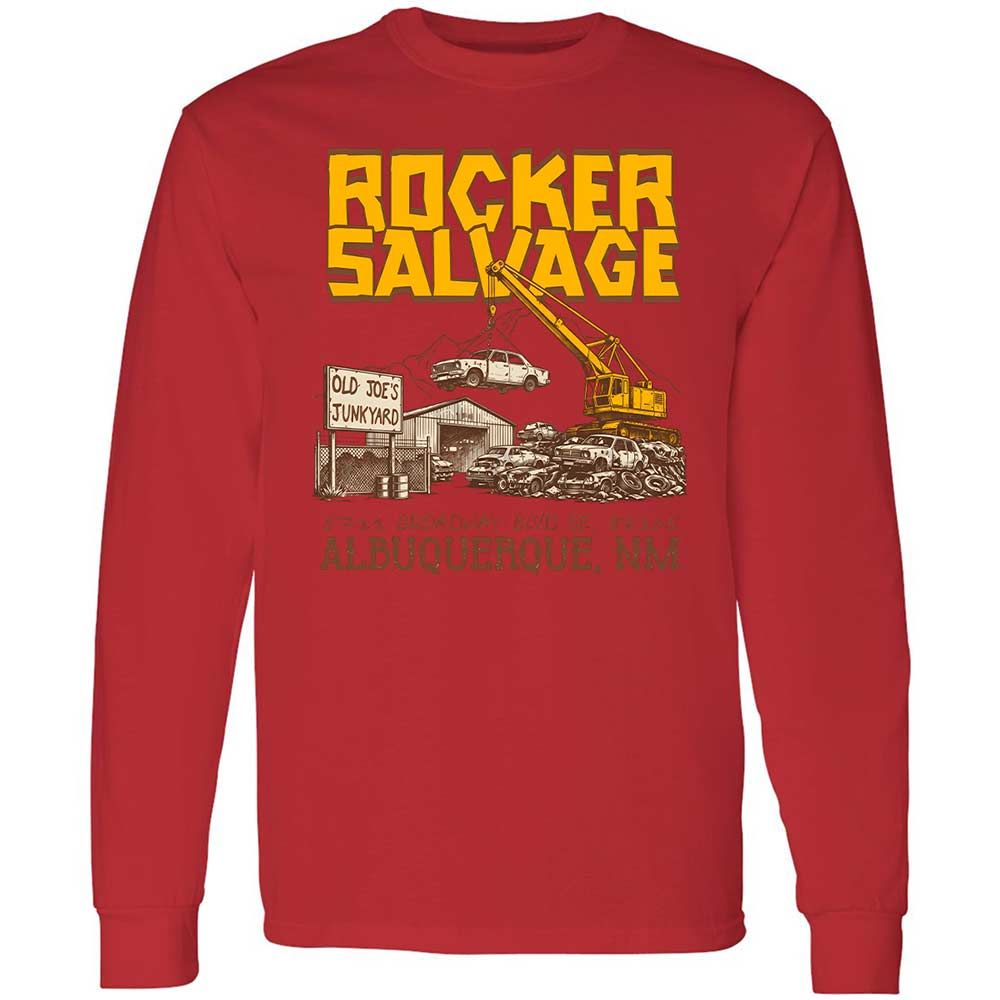 Long Sleeve T-Shirt - 9B49SAX6 - Red - 8