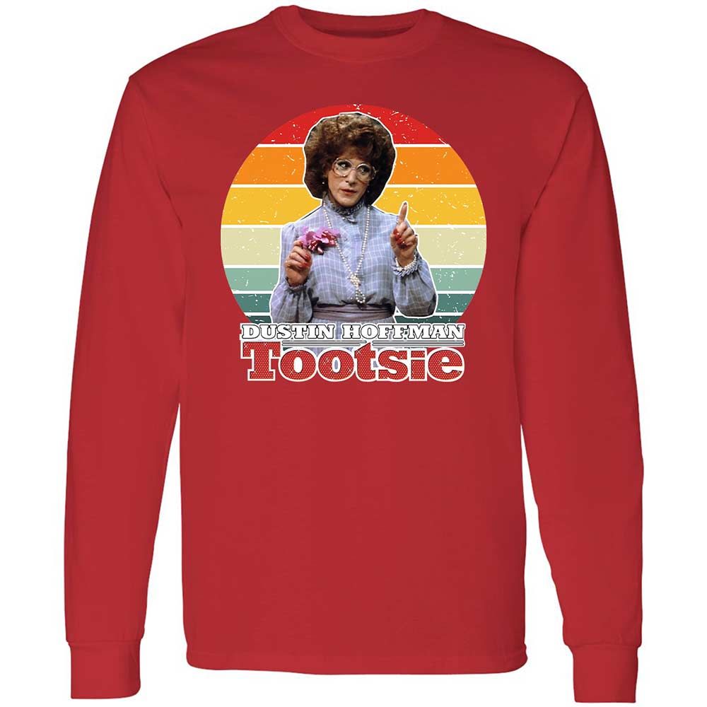 Long Sleeve T-Shirt - CXHR9R7C - Red - 8