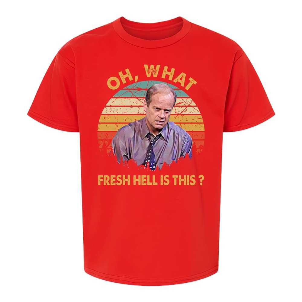 Oh What Fresh Hell Is This - Red - 8