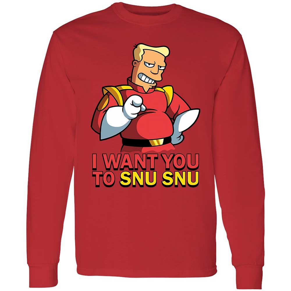 Long Sleeve T-Shirt - B1BT6W6X - Red - 8