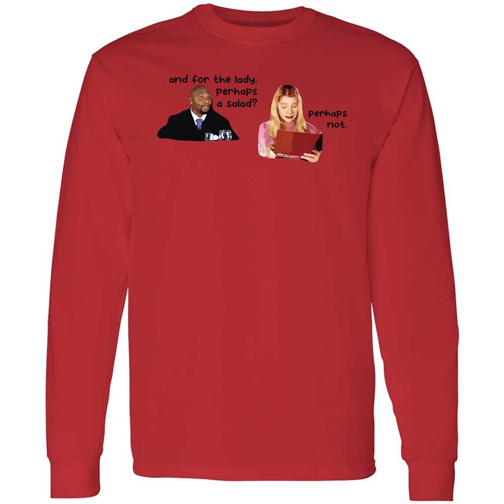 Long Sleeve T-Shirt - RSFGLBDX - Red - 8