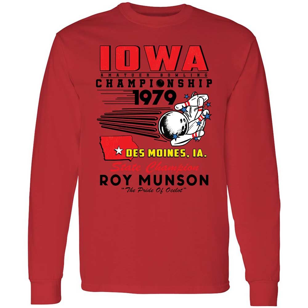 Long Sleeve T-Shirt - LADG67GS - Red - 8
