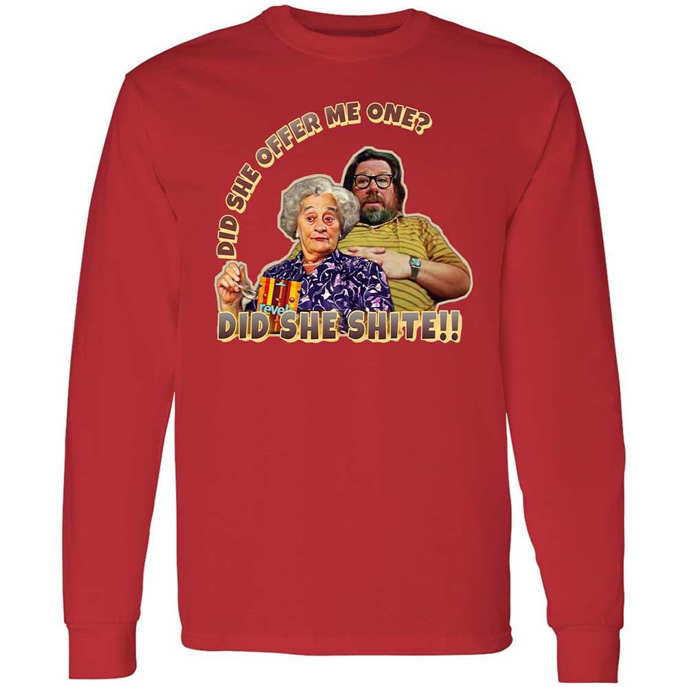 Long Sleeve T-Shirt - 1E3EXNDV - Red - 8