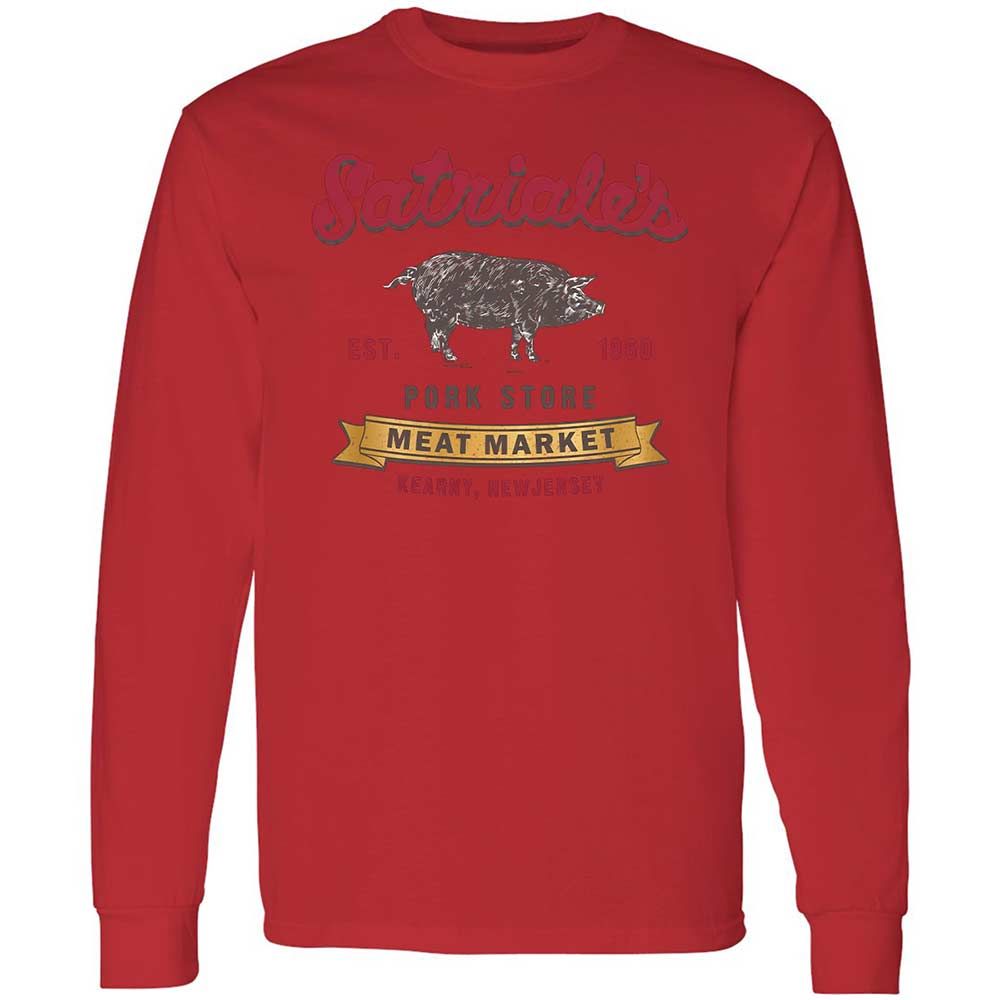 Long Sleeve T-Shirt - 3XE8BPBQ - Red - 8