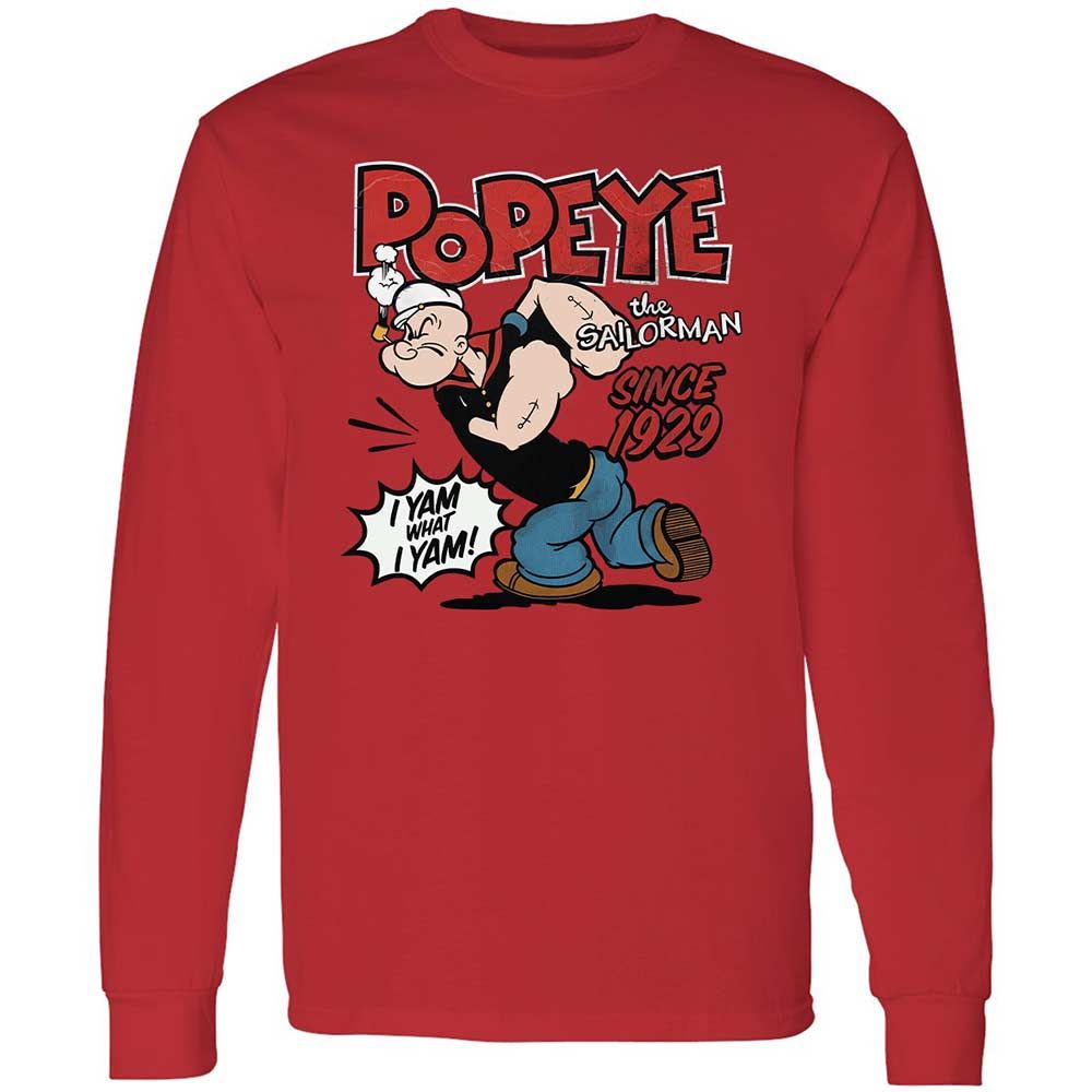 Long Sleeve T-Shirt - 99HBCY7C - Red - 8