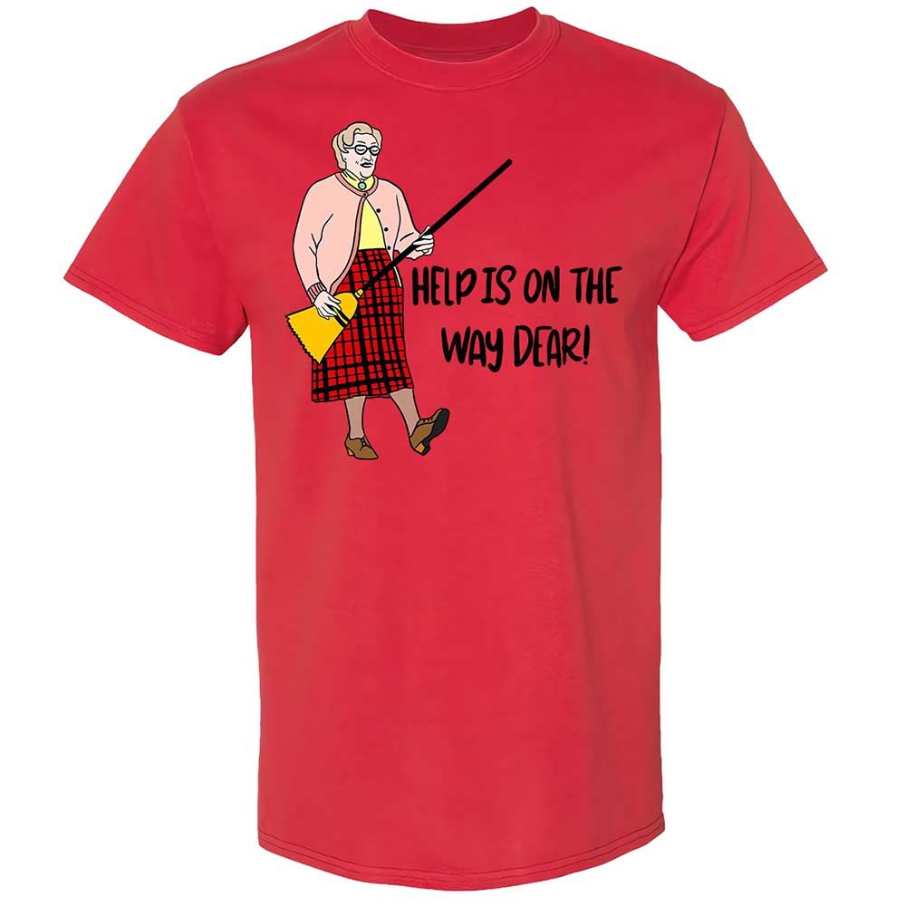 Help is on the way dear - Red - 8