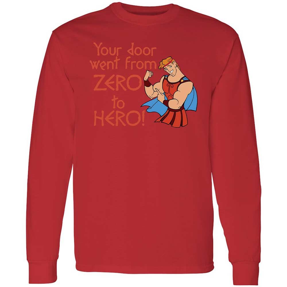 Long Sleeve T-Shirt - PVPD539Z - Red - 8