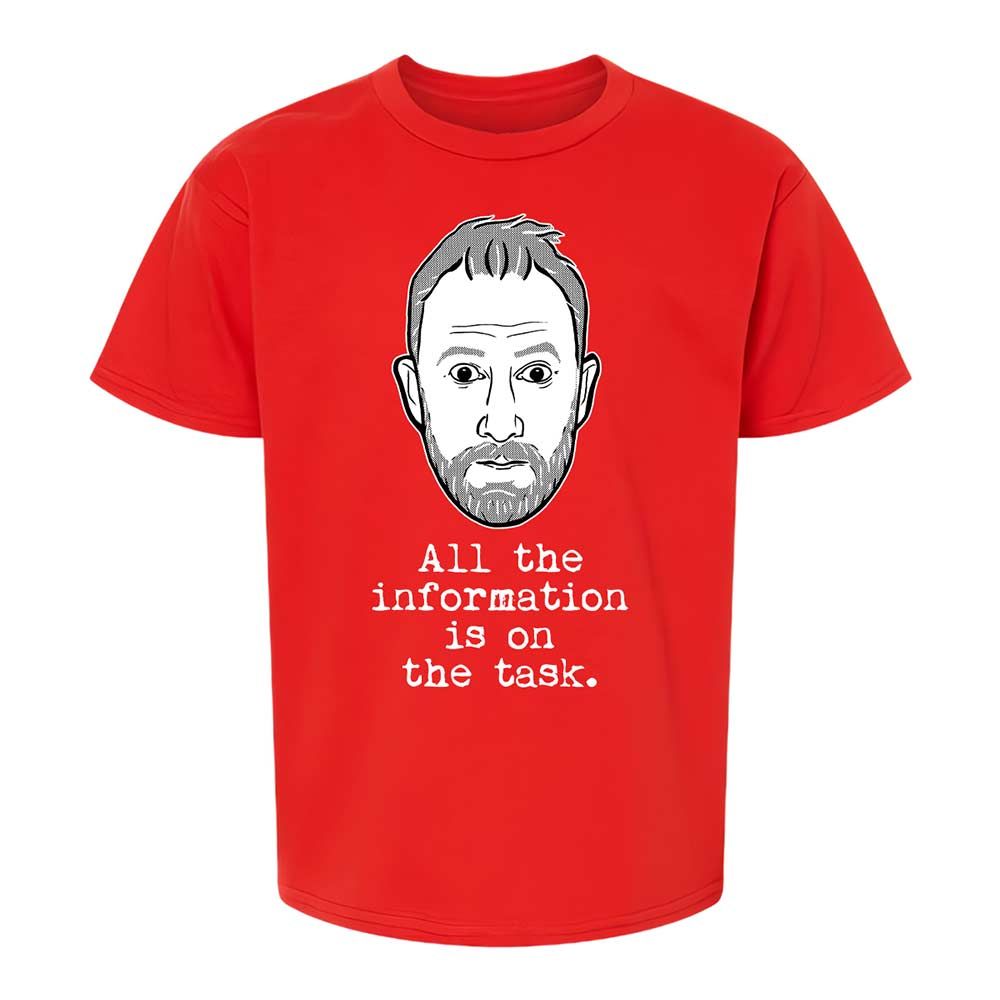 All the information is on the task - Red - 8