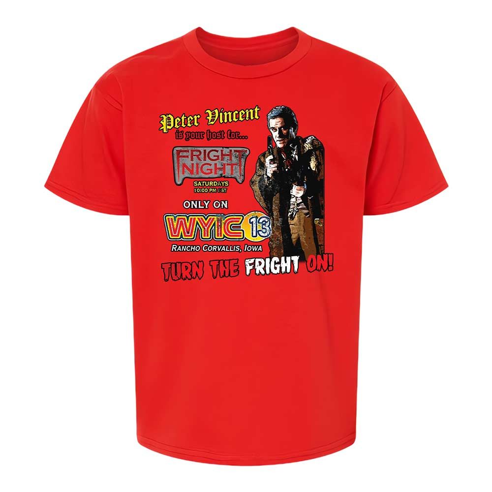 Peter Vincent Fright horror night cult - Red - 8