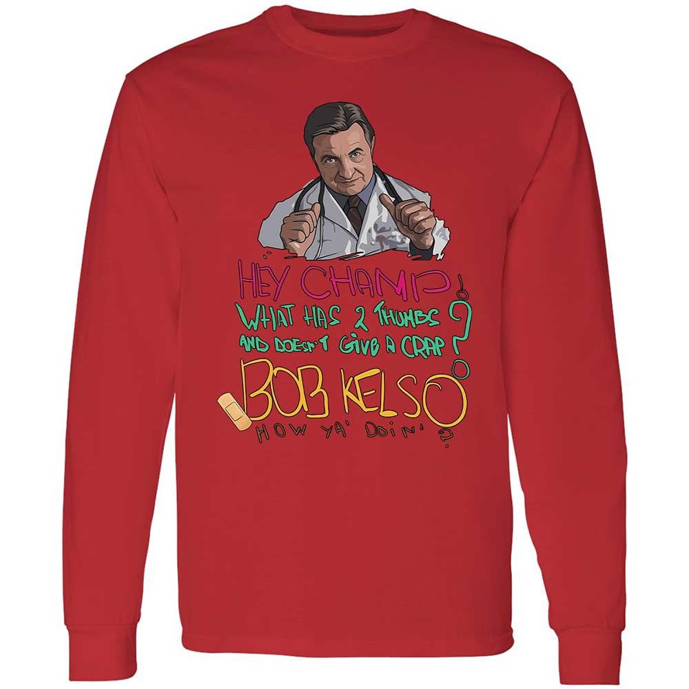 Long Sleeve T-Shirt - UV5NNMCL - Red - 8