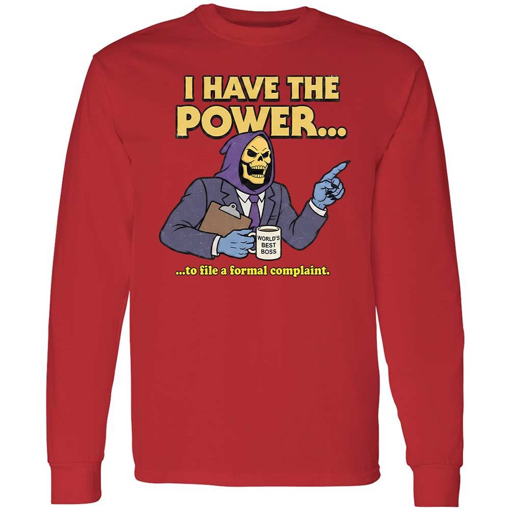 Long Sleeve T-Shirt - 5HAV4SR5 - Red - 8
