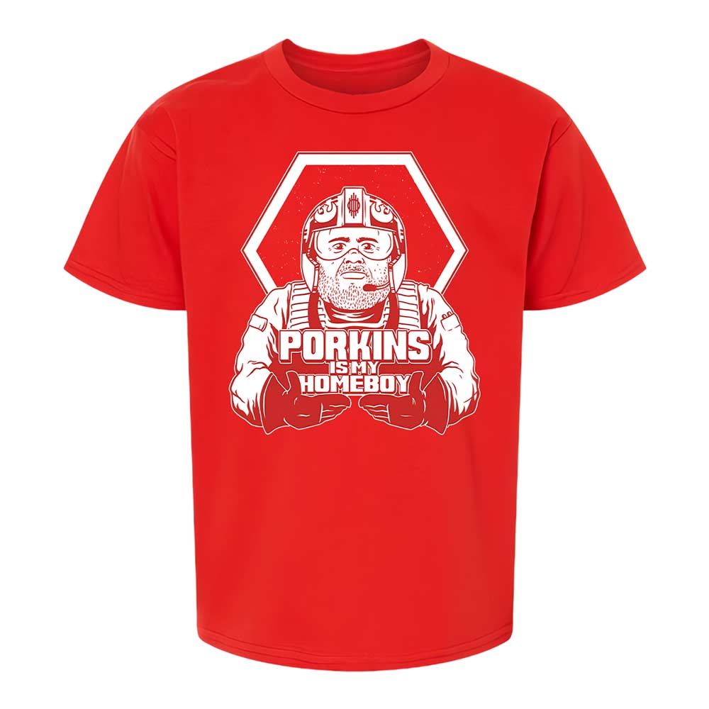 Porkins Is My Homeboy - Red - 8
