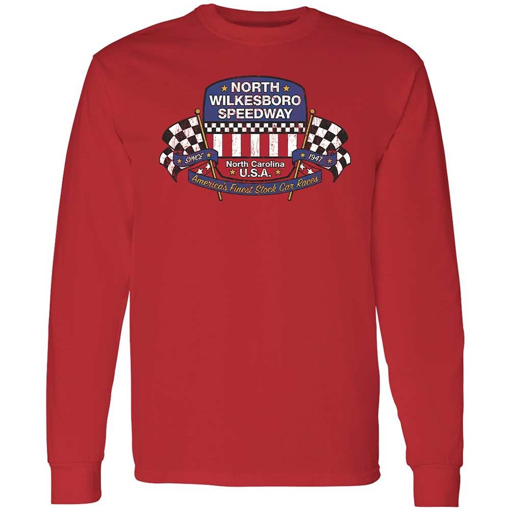 Long Sleeve T-Shirt - J9VMHLNY - Red - 8