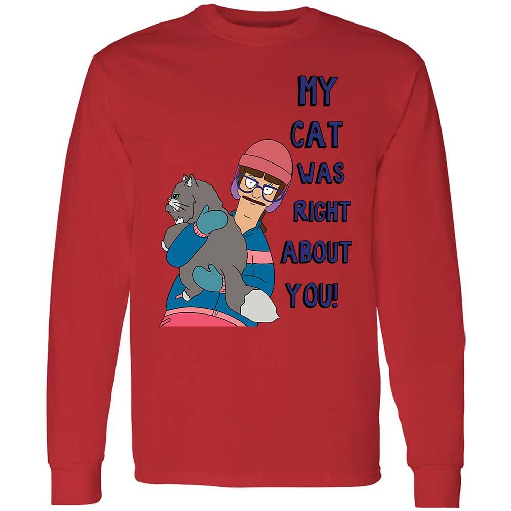 Long Sleeve T-Shirt - D33C5FZR - Red - 8