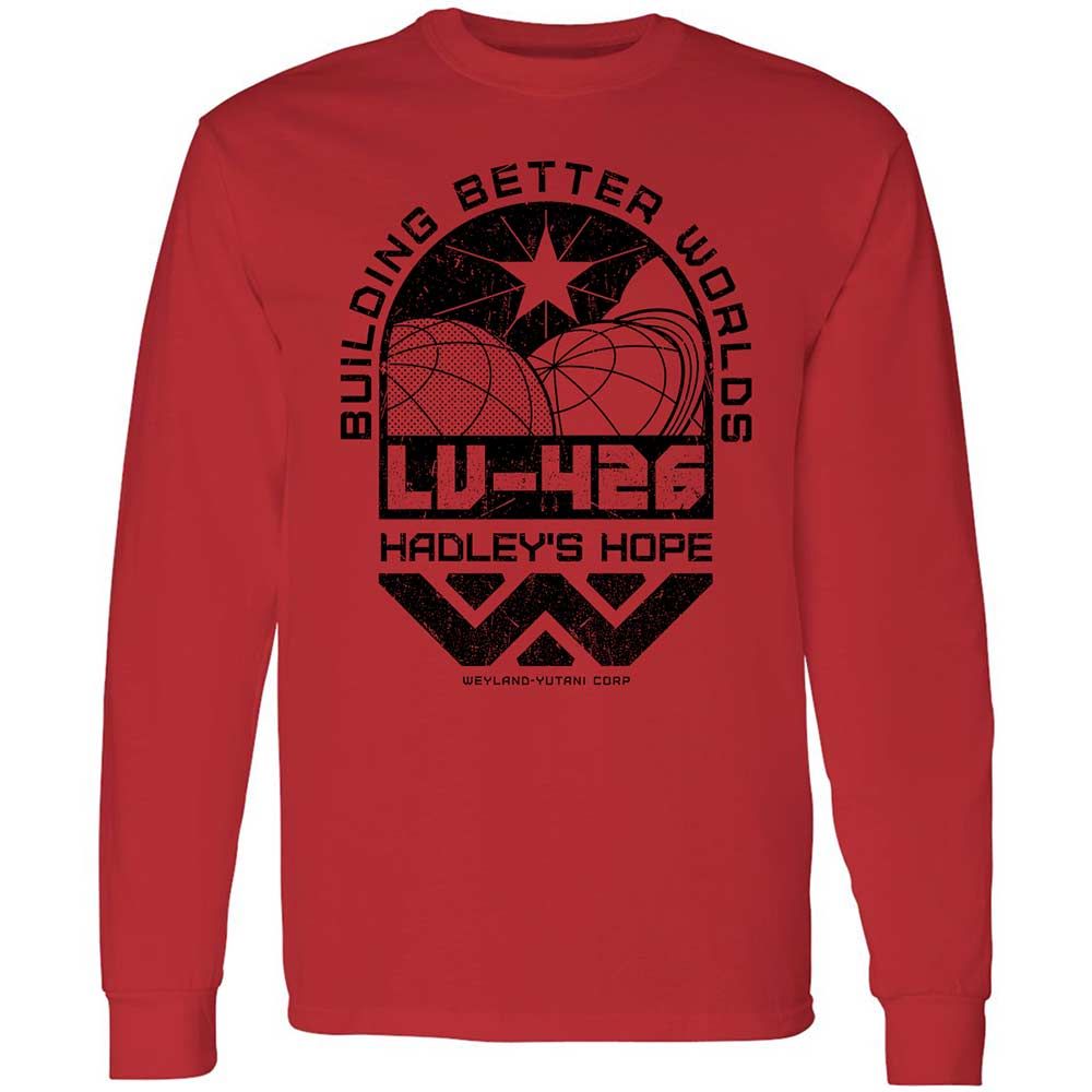 Long Sleeve T-Shirt - NHFJKE58 - Red - 8