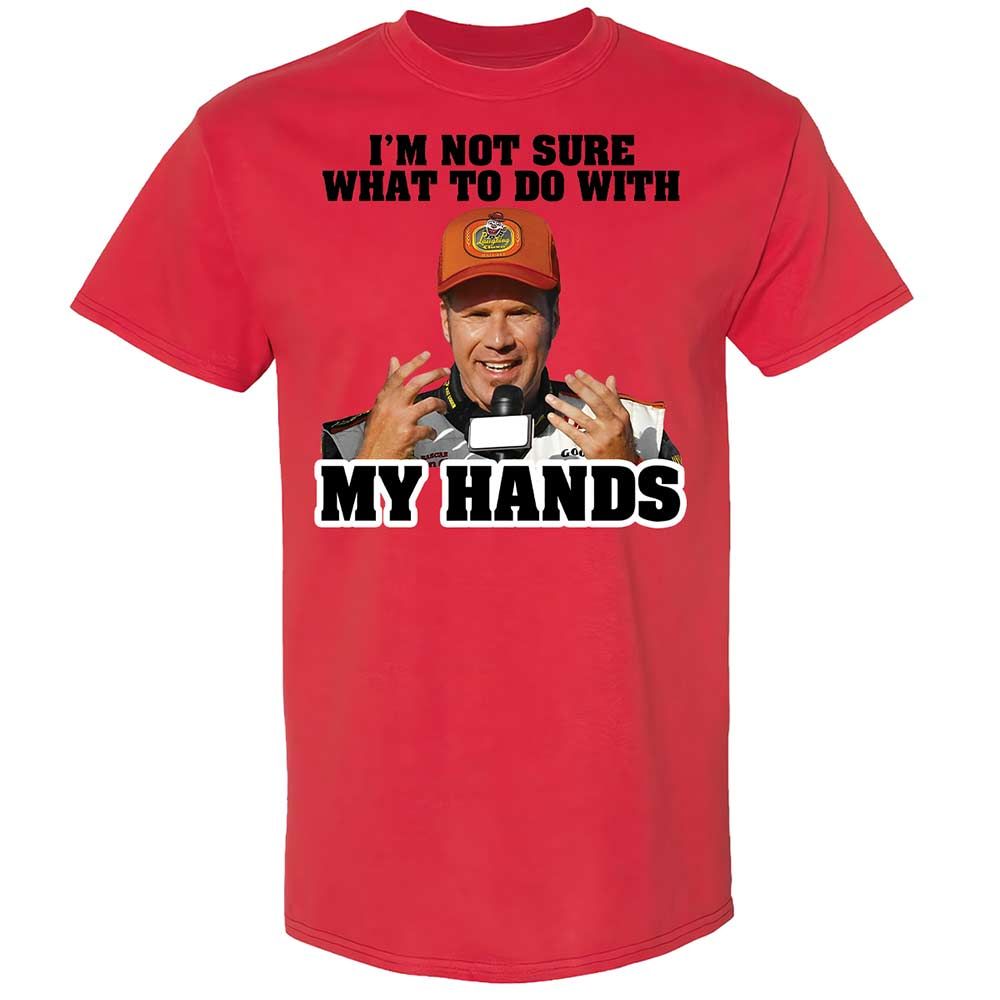 I'm Not Sure What To Do With My Hands - Red - 8