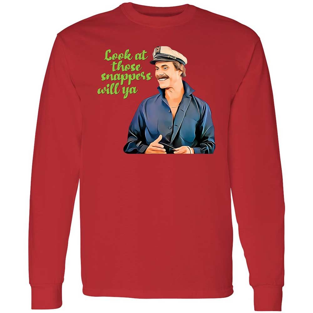 Long Sleeve T-Shirt - QXWXBXUT - Red - 8
