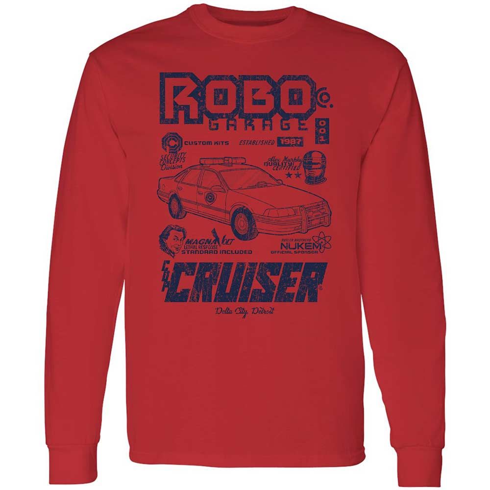 Long Sleeve T-Shirt - VY4LT7FK - Red - 8