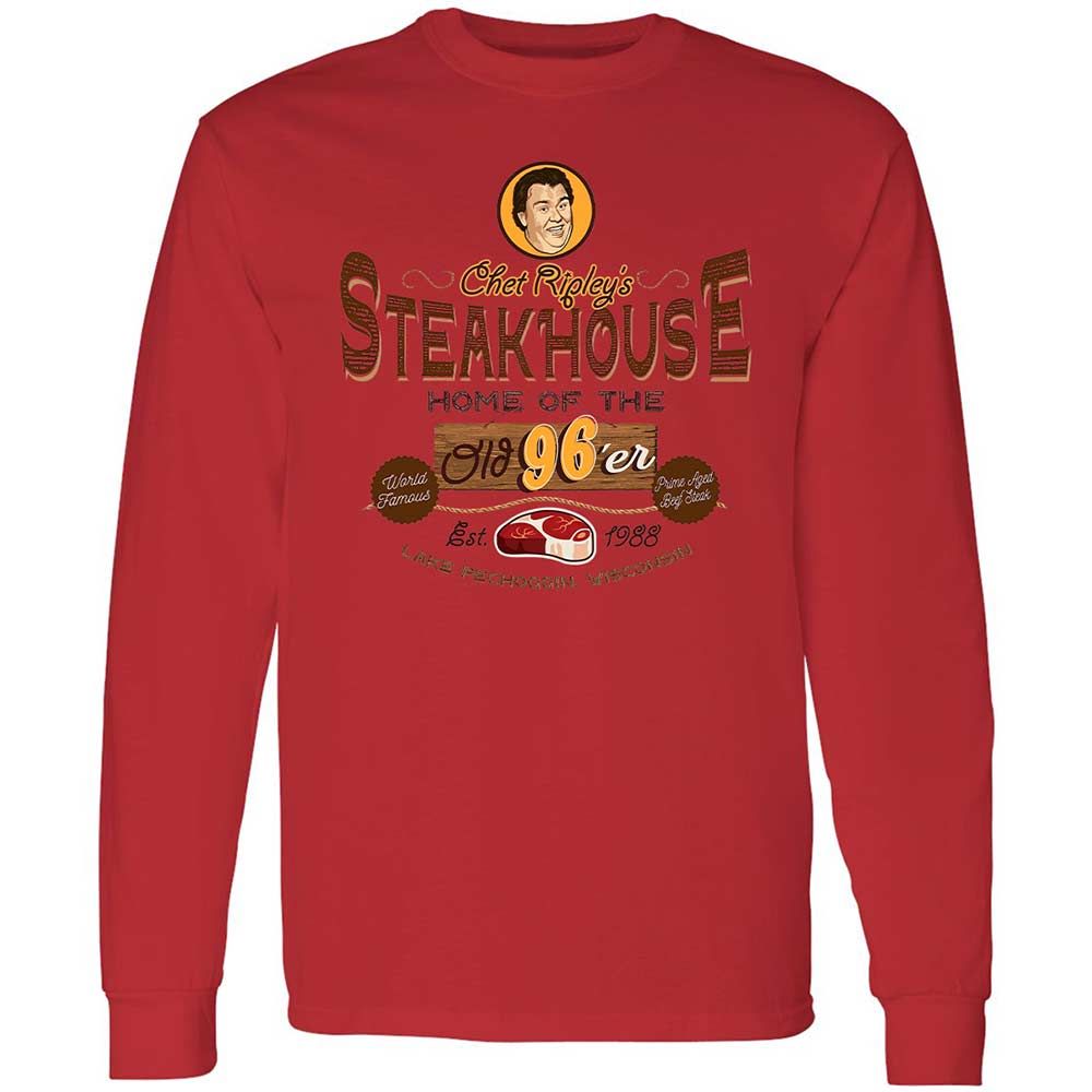 Long Sleeve T-Shirt - 8N3JBEYT - Red - 8