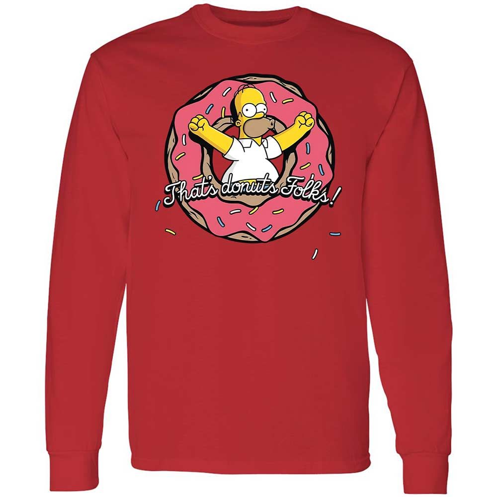 Long Sleeve T-Shirt - SESWCR8T - Red - 8
