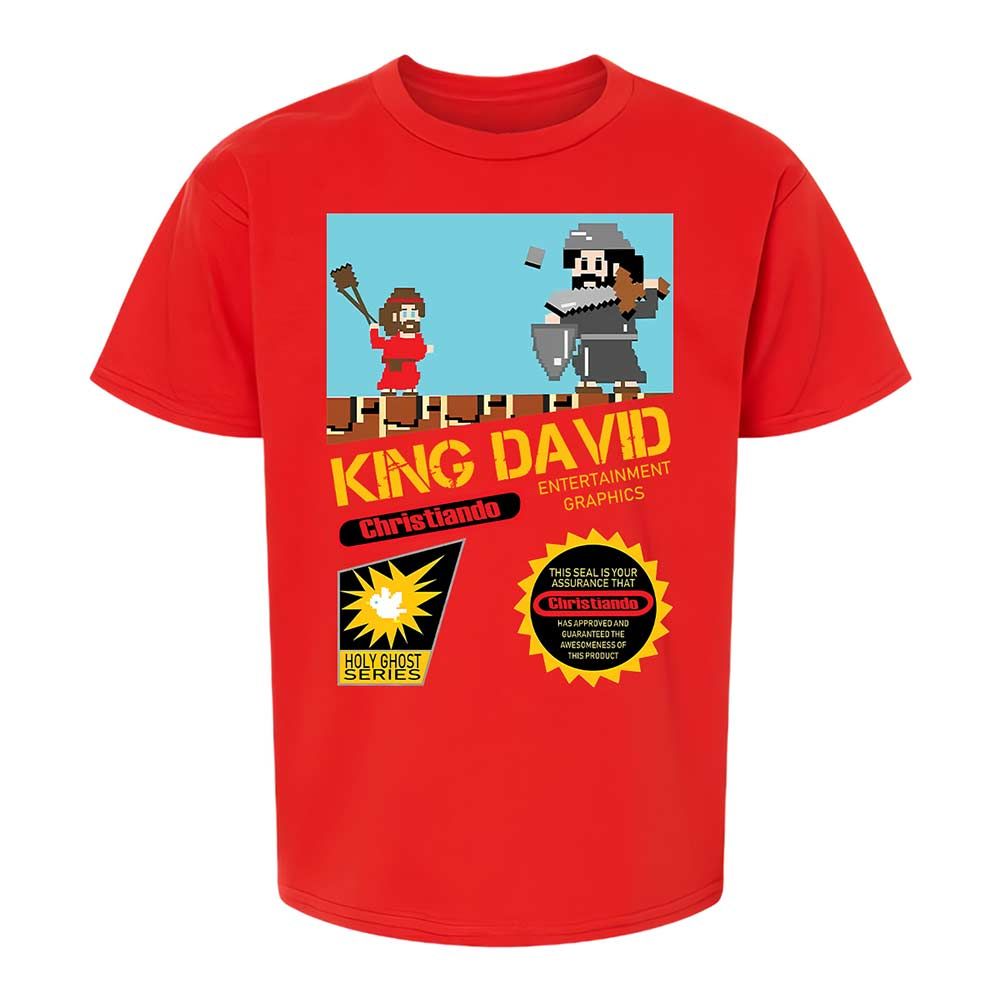 David Vs Goliath Cool Christian - Red - 8