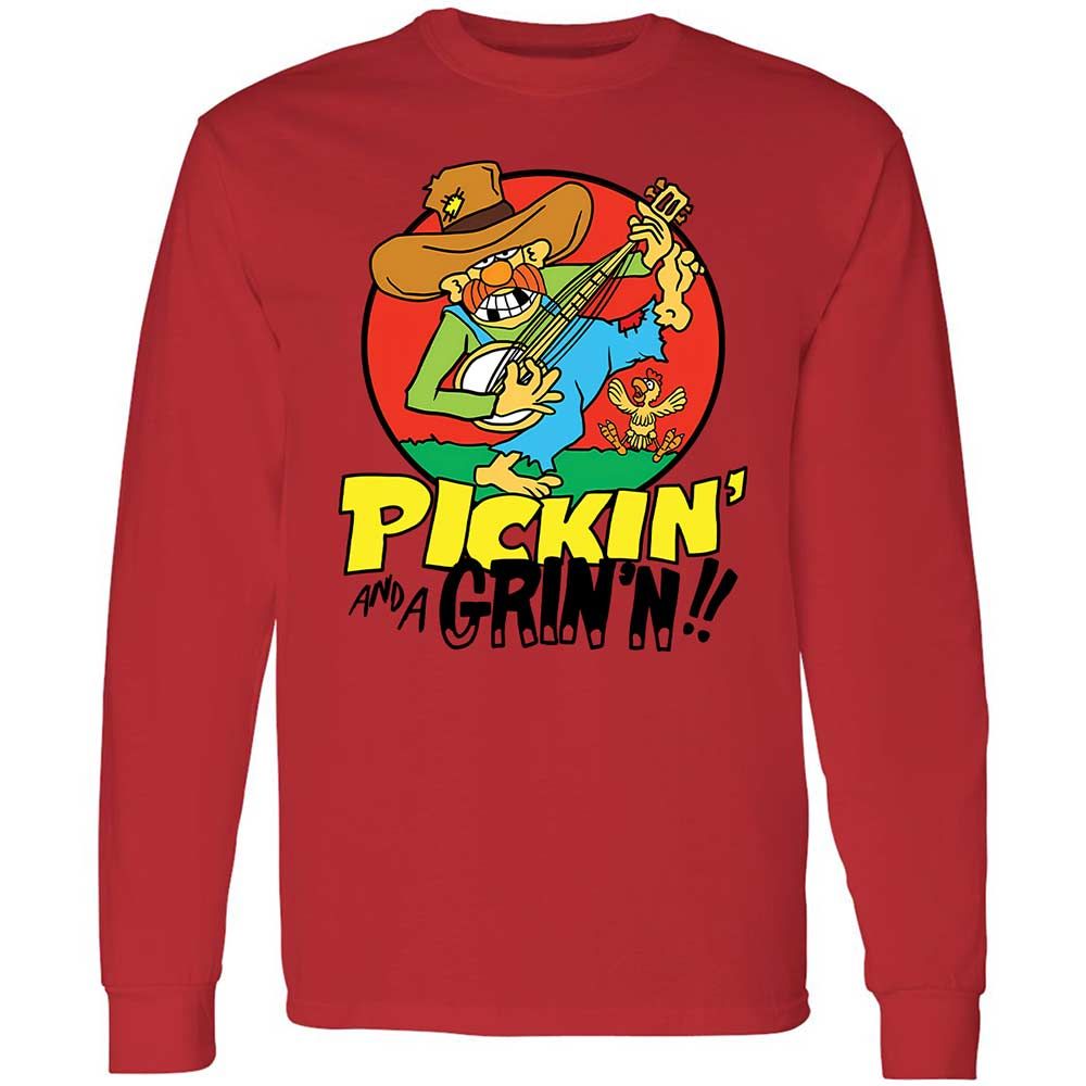 Pickin' and a Grinnin - Red - 8