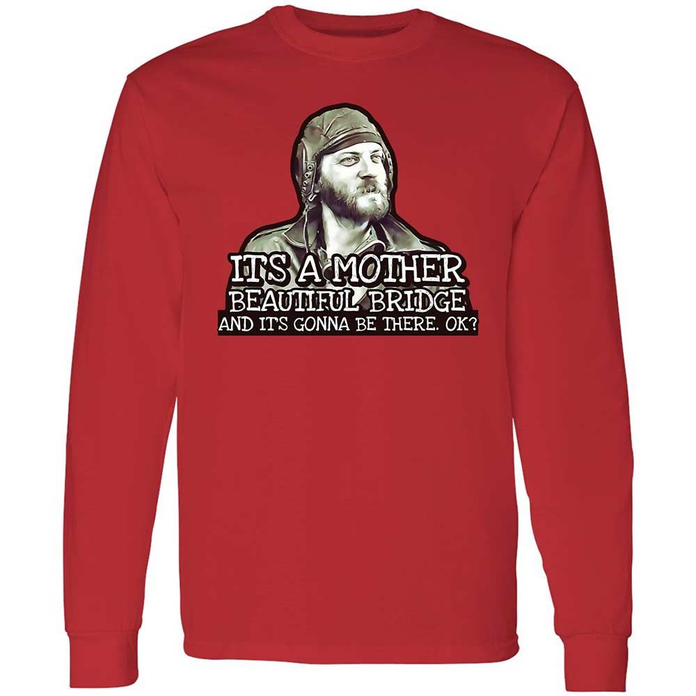 Long Sleeve T-Shirt - LUVKTDNF - Red - 8