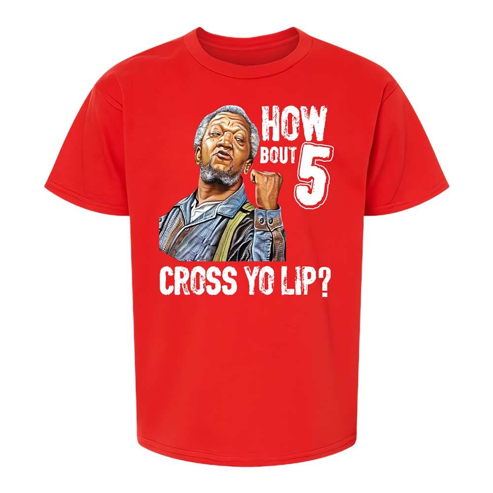 How bout 5 cross yo lip - Red - 8
