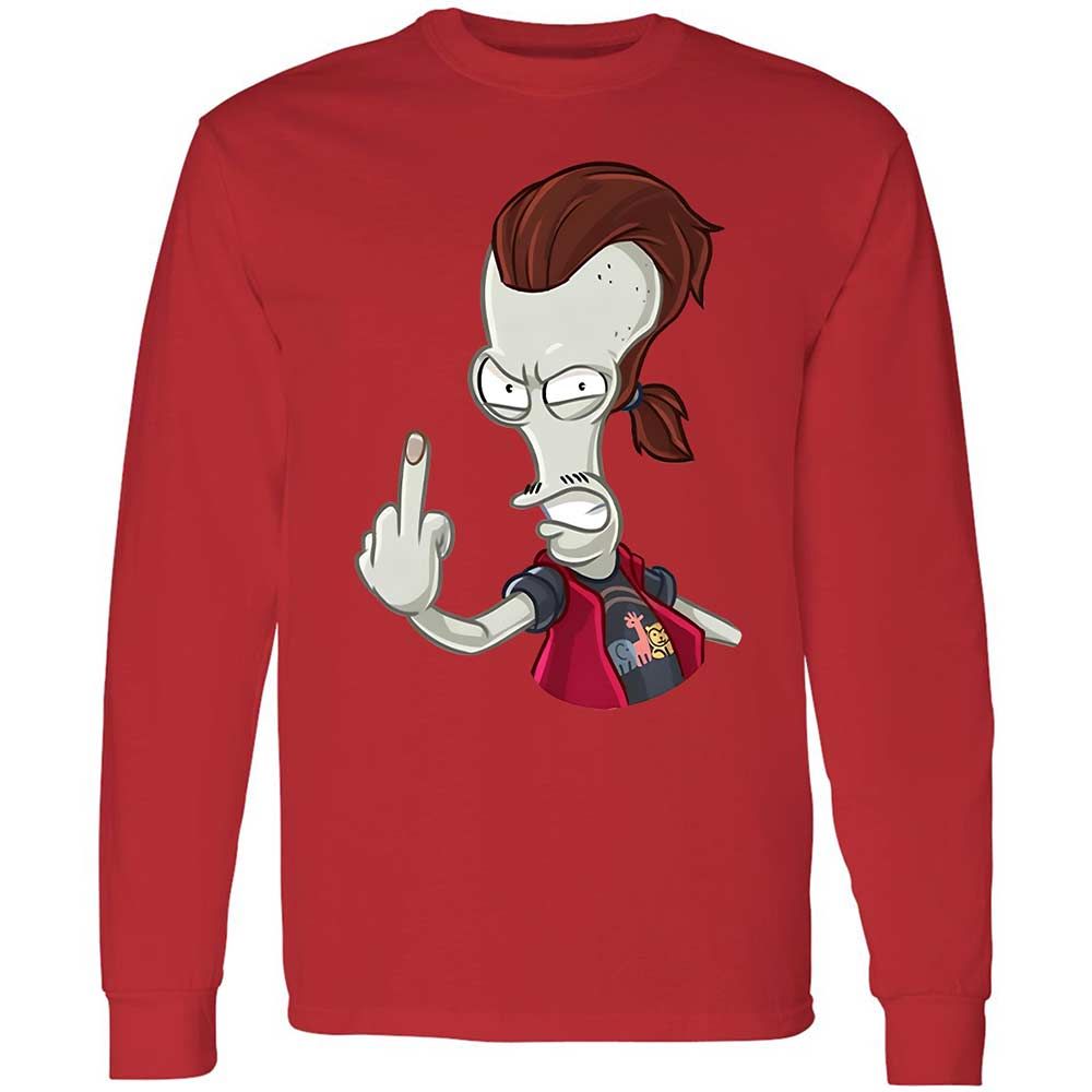 Long Sleeve T-Shirt - WMJ21X1M - Red - 8