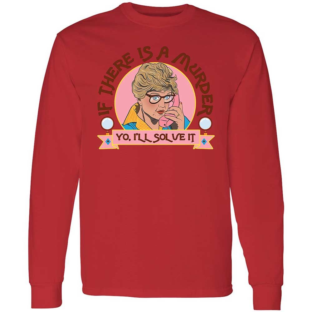 Long Sleeve T-Shirt - GBRQMV87 - Red - 8