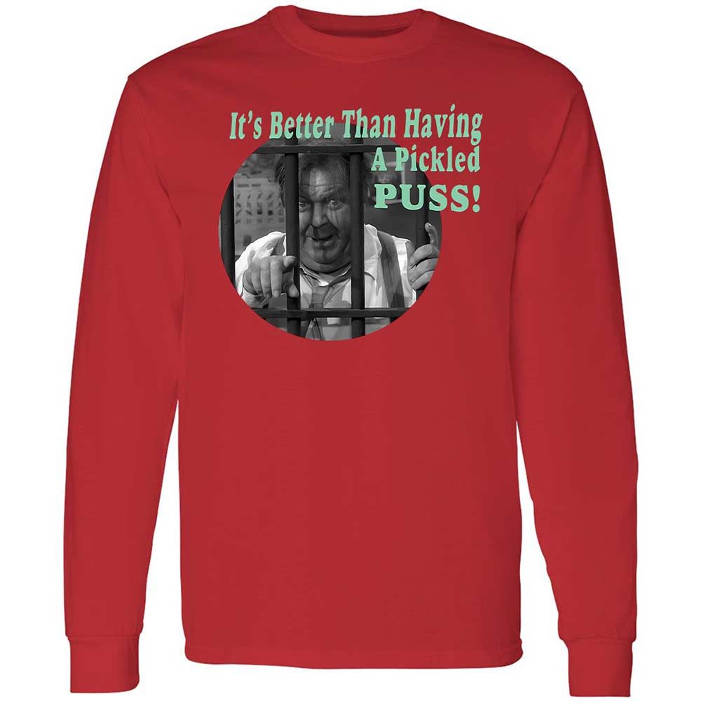 Long Sleeve T-Shirt - TAH84Y8T - Red - 8