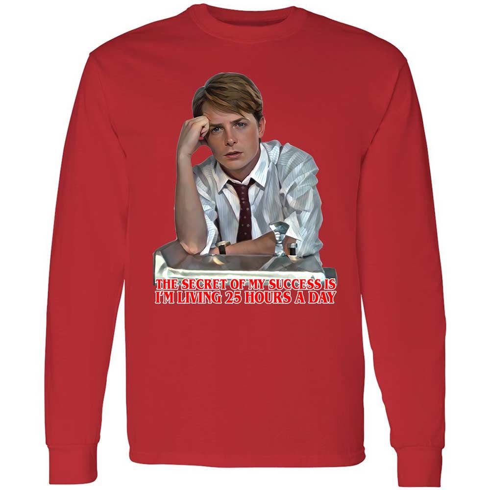 Long Sleeve T-Shirt - 5G84WDS9 - Red - 8