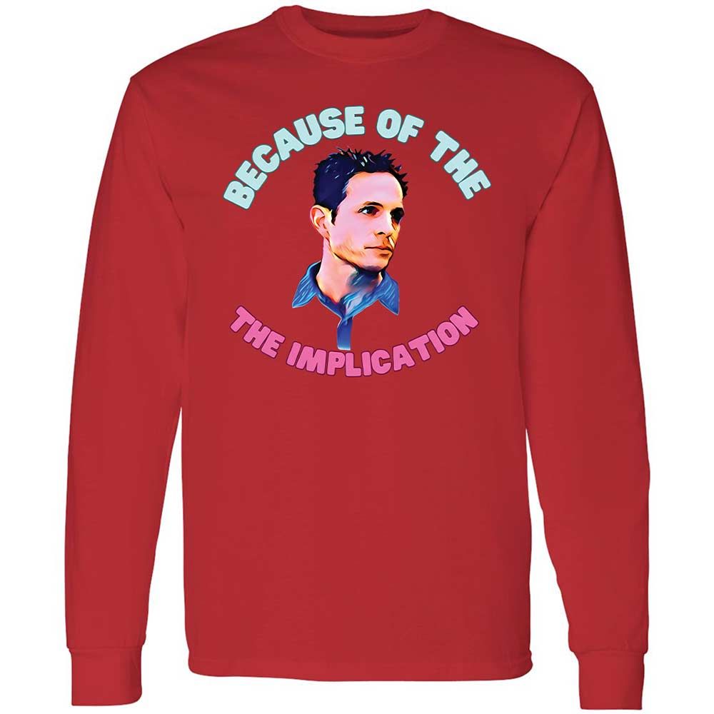 Long Sleeve T-Shirt - VUVVL2HC - Red - 8